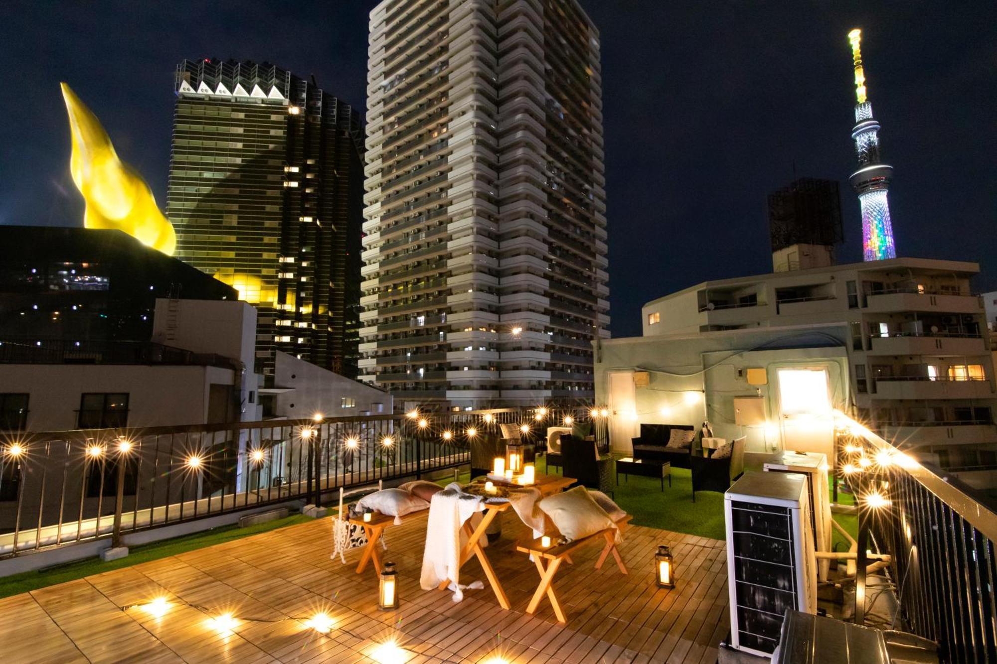 Apartament 【5/24New Open】浅草徒歩3分/Max9名/無料駐車場/渋谷直通 Tokio Zewnętrze zdjęcie